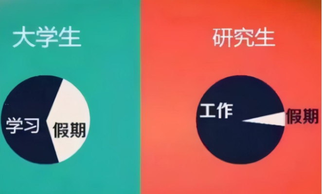 研究生和本科生的差距，4张图告诉你真相，网友：人间真实