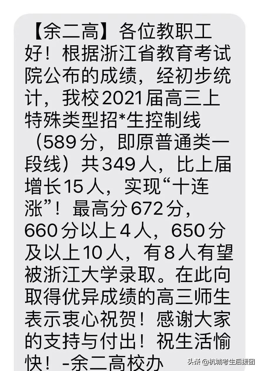 择校必备！杭州32校高考成绩汇总！最亮眼的是哪所？