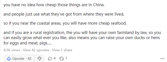 美版知乎：中国穷人吃什么？中国网友评论区凡尔赛