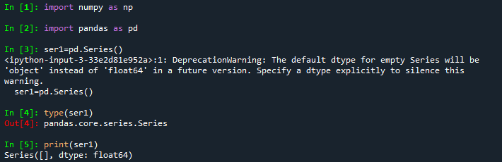 Python基礎之pandas庫