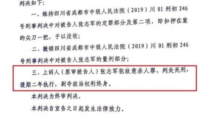 2019年四川岳父灭女婿满门（故意伤害致人死亡谅解书重要）