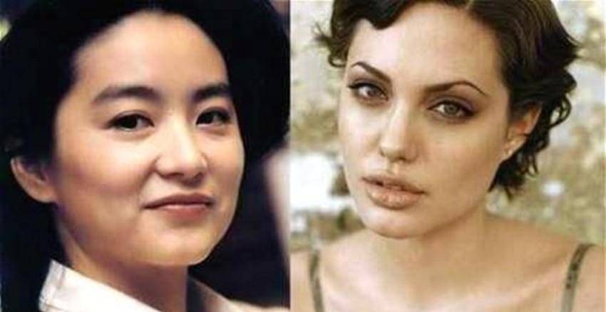 16对中外明星同框,耀眼的“东方美”不输国际咖,举手投足皆风情