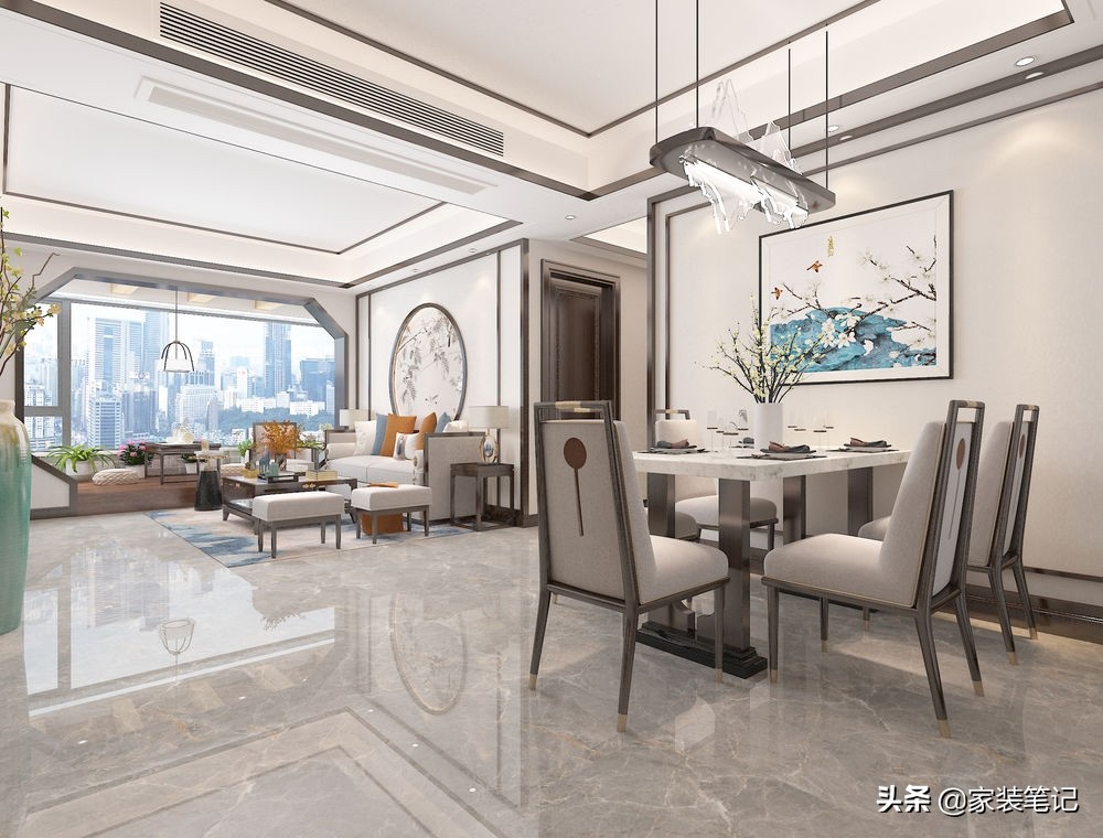 都说小户型不能装新中式，看了这套福州建发的房子装修，真的爱了
