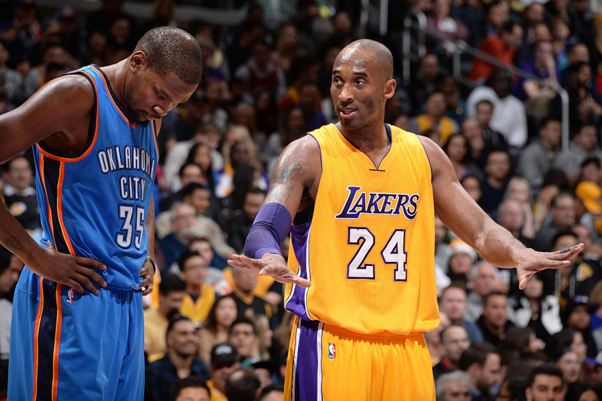 篮球比赛中最高得分是多少(美媒将科比和杜兰特9项单场最高数据进行