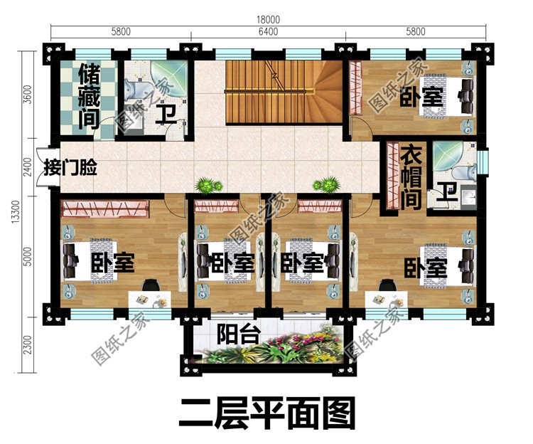 欧式双层别墅设计图，大气又内敛，量身定制的好房型