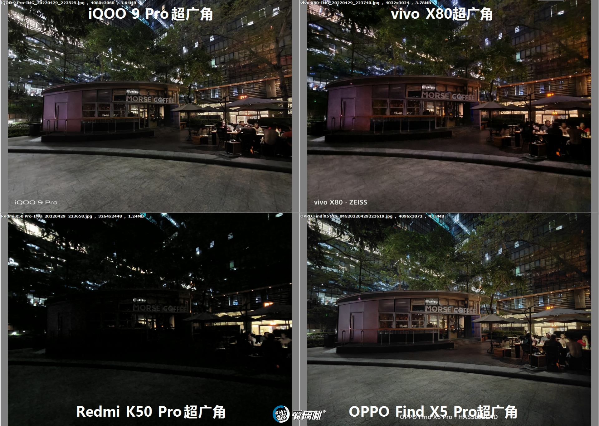 发哥翻身，vivo X80、K50 Pro、Find X5 Pro、iQOO 9 Pro拍照对比