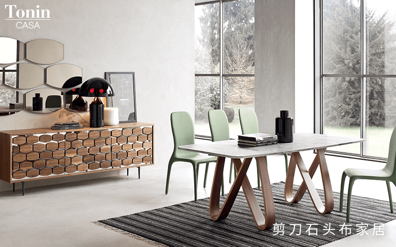  现代轻奢餐桌，时尚精致，Tonin Casa创造极具个性的空间 