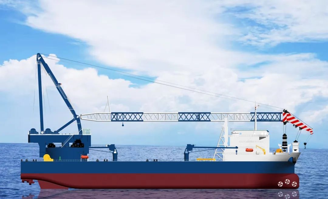 润邦海洋承接上海天沨海洋科技3000吨自航全回转起重船项目开工