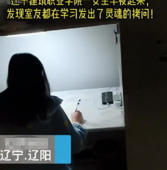 室友们竟在偷偷学习，被惊醒的女大学生很无奈，说好一起躺平呢？