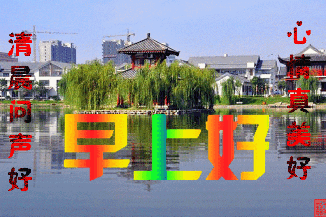 周六早上好问候语，愉快清晨问候早上好短句 言语不多、祝福无价图片