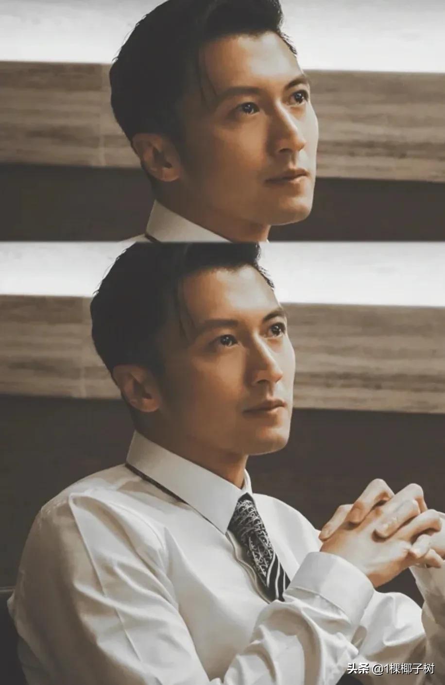 穿西装的谢霆锋 虽然很帅 目光全在那闪亮的增高鞋上