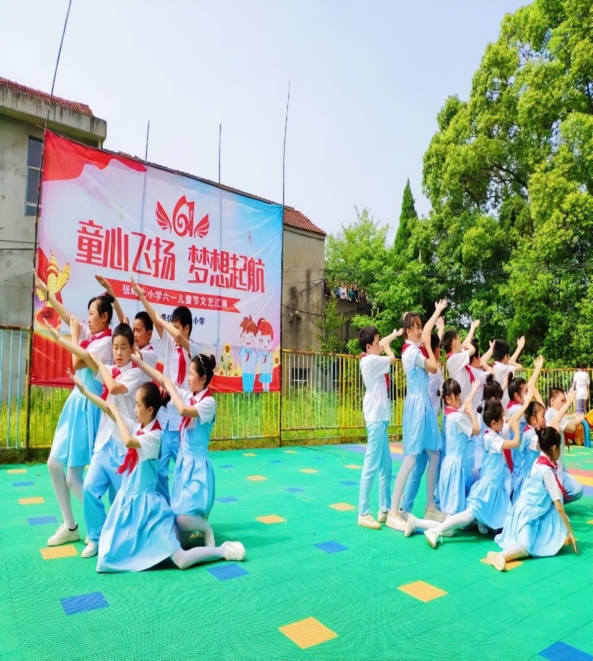 武穴石佛寺镇张岭上小学六一汇演剪影(图10)