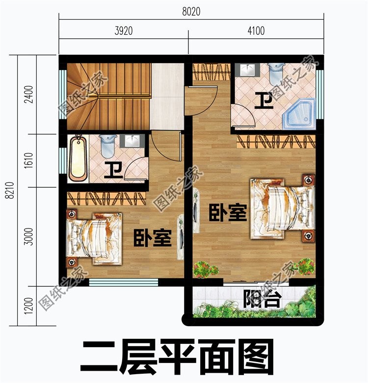 5款带罗马柱的农村别墅，与生俱来的厚重感，非常适合农村自建
