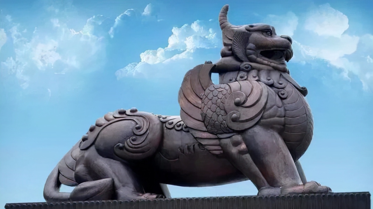 法院门口为何放置獬豸?神异经中的任法兽,一只角专抵不公之人
