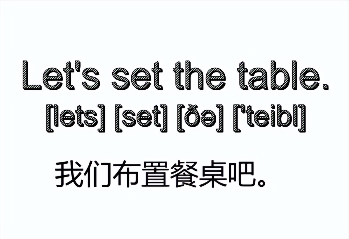 同样的句型,我们把"breakfast"早餐替换成"lunch"午餐和"dinner"晚餐