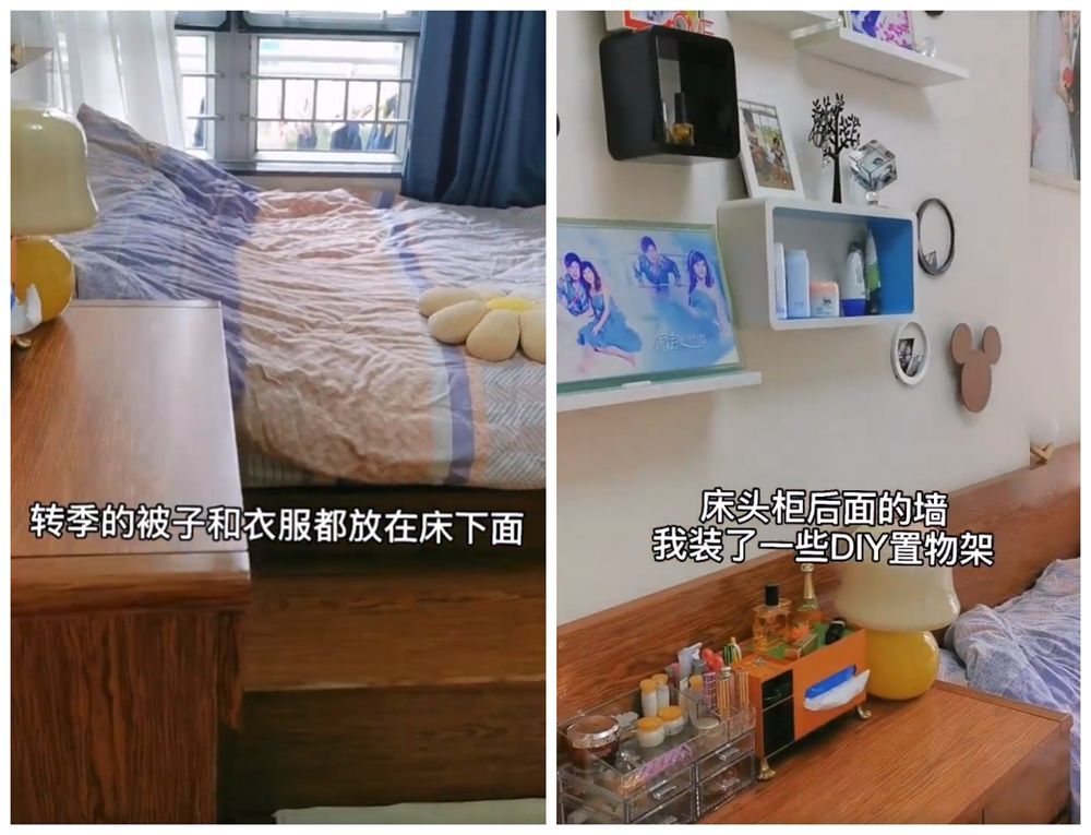 香港一家三口的蜗居：缩小客厅，30㎡一室改两室，没想到还挺舒适