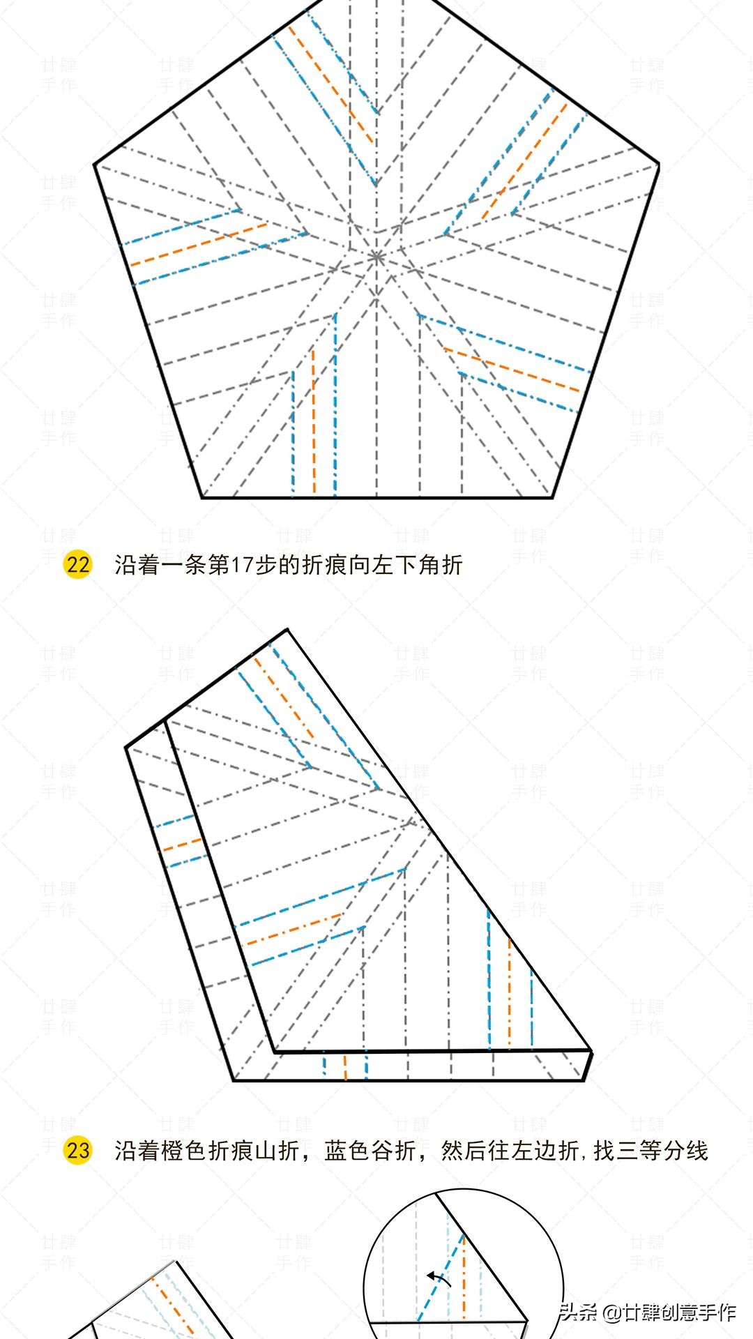 玫瑰花的折法步驟圖,玫瑰花的折法步驟圖解