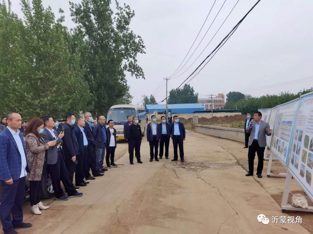 山东平邑省市第一书记观摩团到温水镇乡村振兴示范村现场观摩指导