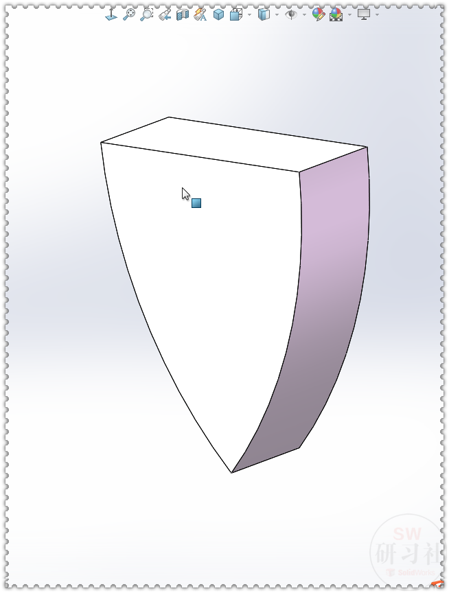 用SOLIDWORKS画个鱼鳞花瓶，绘图很简单，就是运算有点慢