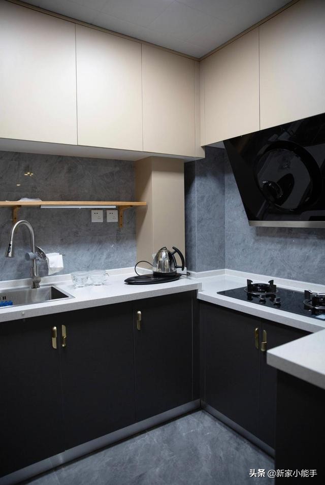 65平简约北欧风格，全屋装修花了9W，电视墙实用又大气，分享一下