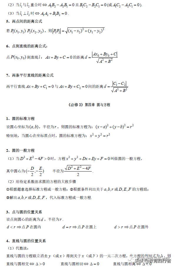 2022全国名校高中数学知识点归纳(新高考适用）