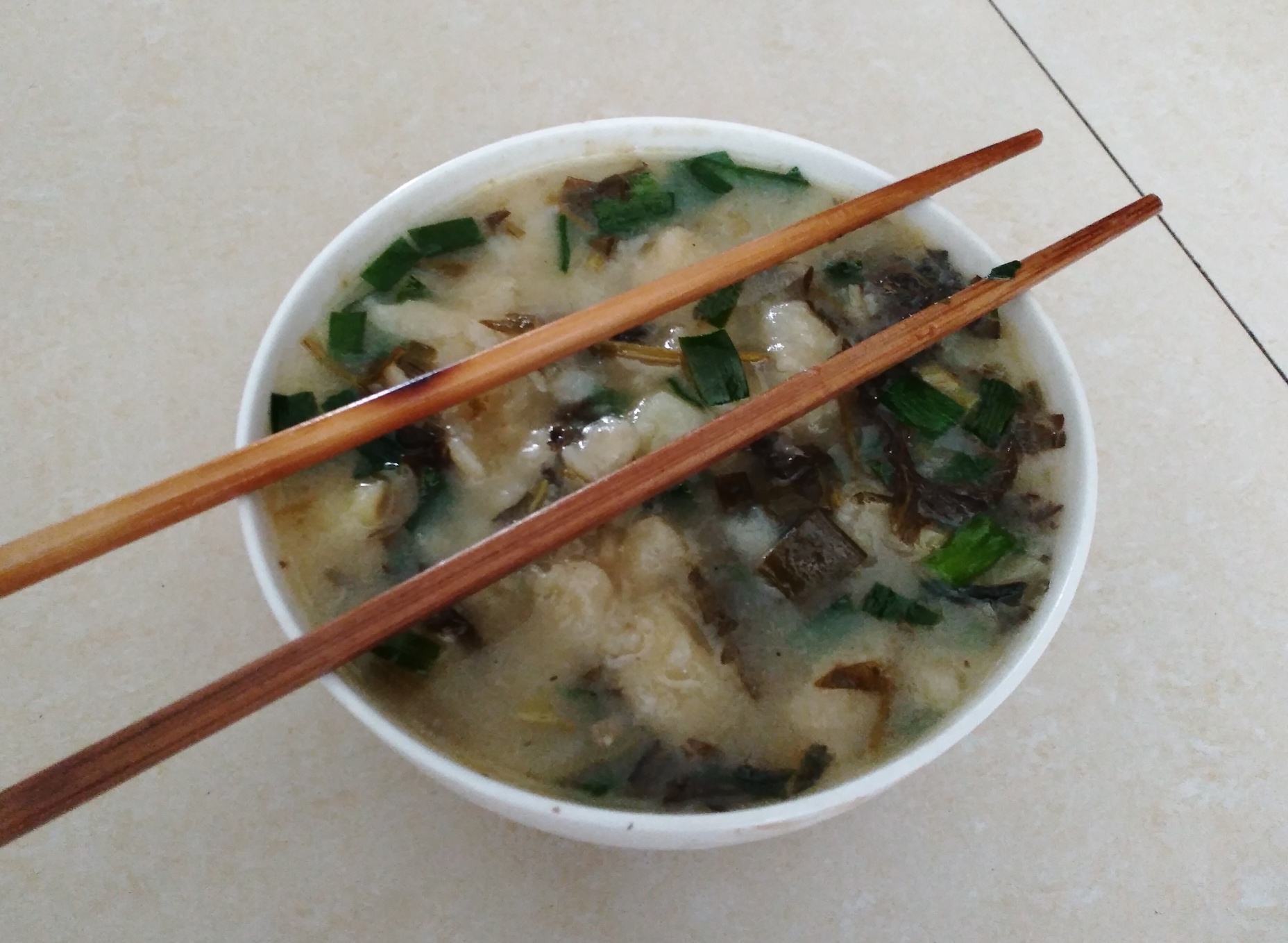 乡情散文:浆水酸菜拌汤