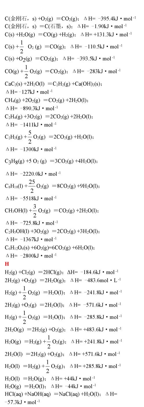 高中化学：超全化学方程式汇总，赶紧保存