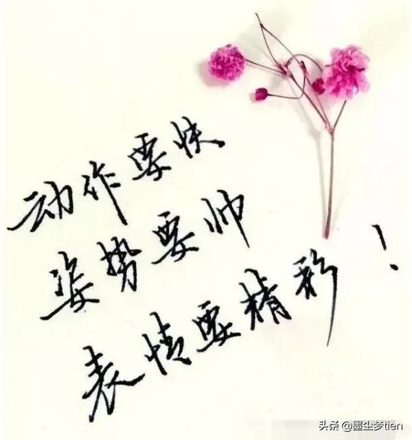 有种意外叫热巴的字迹，字迹规整飘逸，连在一起却让人惊艳