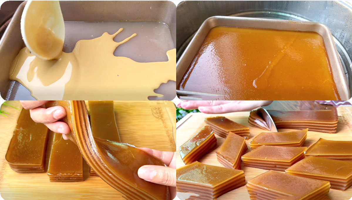 所需食材:牛奶 红糖 白糖 木薯粉