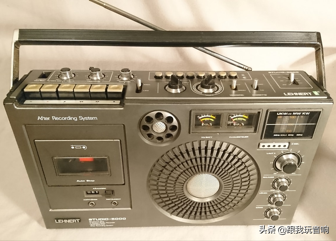 LEHNERT STUDIO-5000 经典单声道3波段收录机、80年代便携式音响