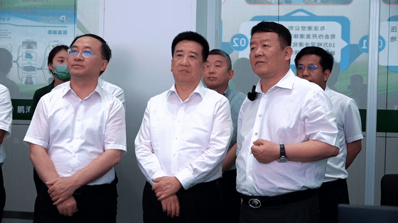 山西省工信厅党组书记武宏文带队在鹏飞参观调研