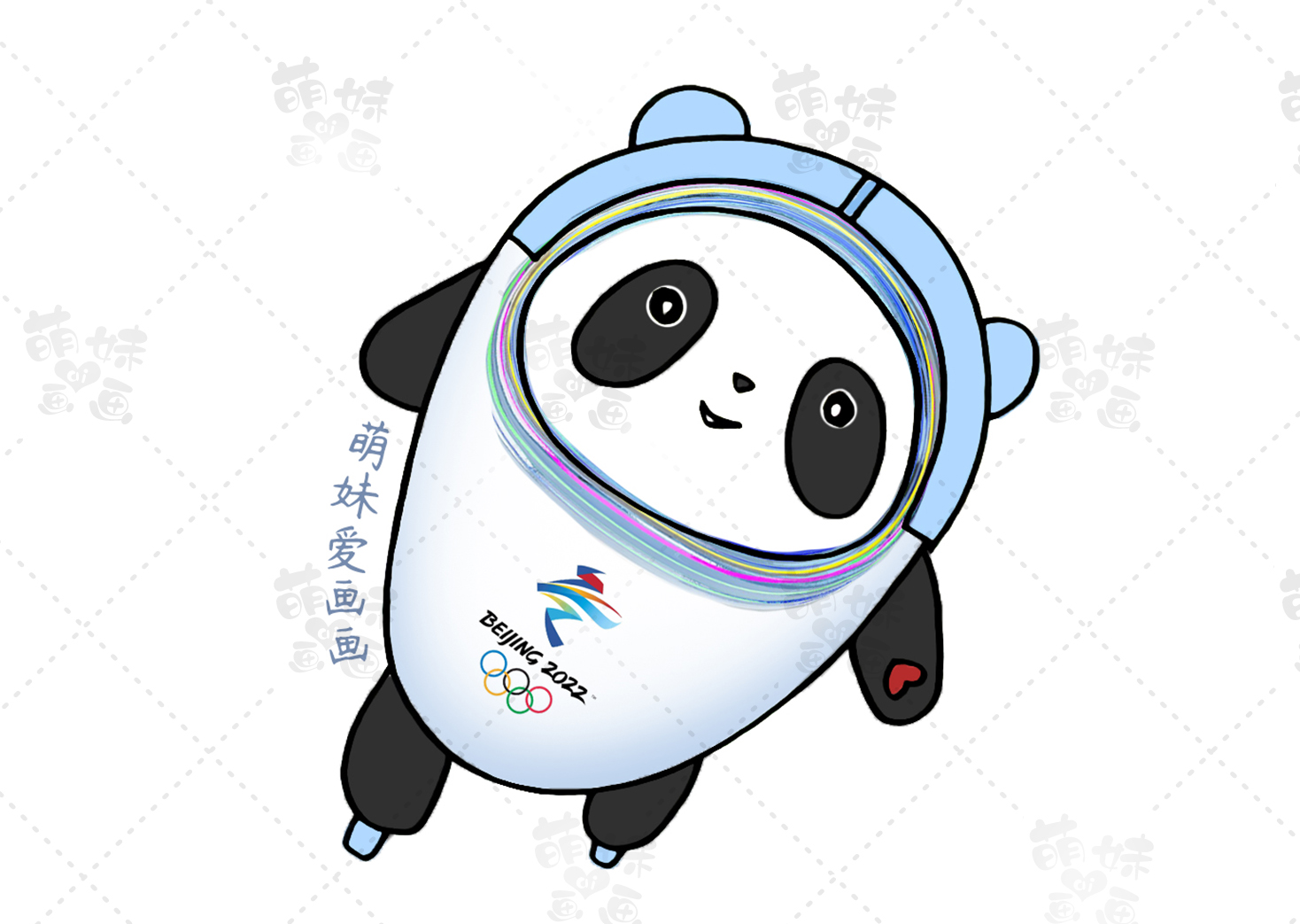 奥运会项目简笔画(简单漂亮的2022北京冬奥会手抄报及简笔画合集,含