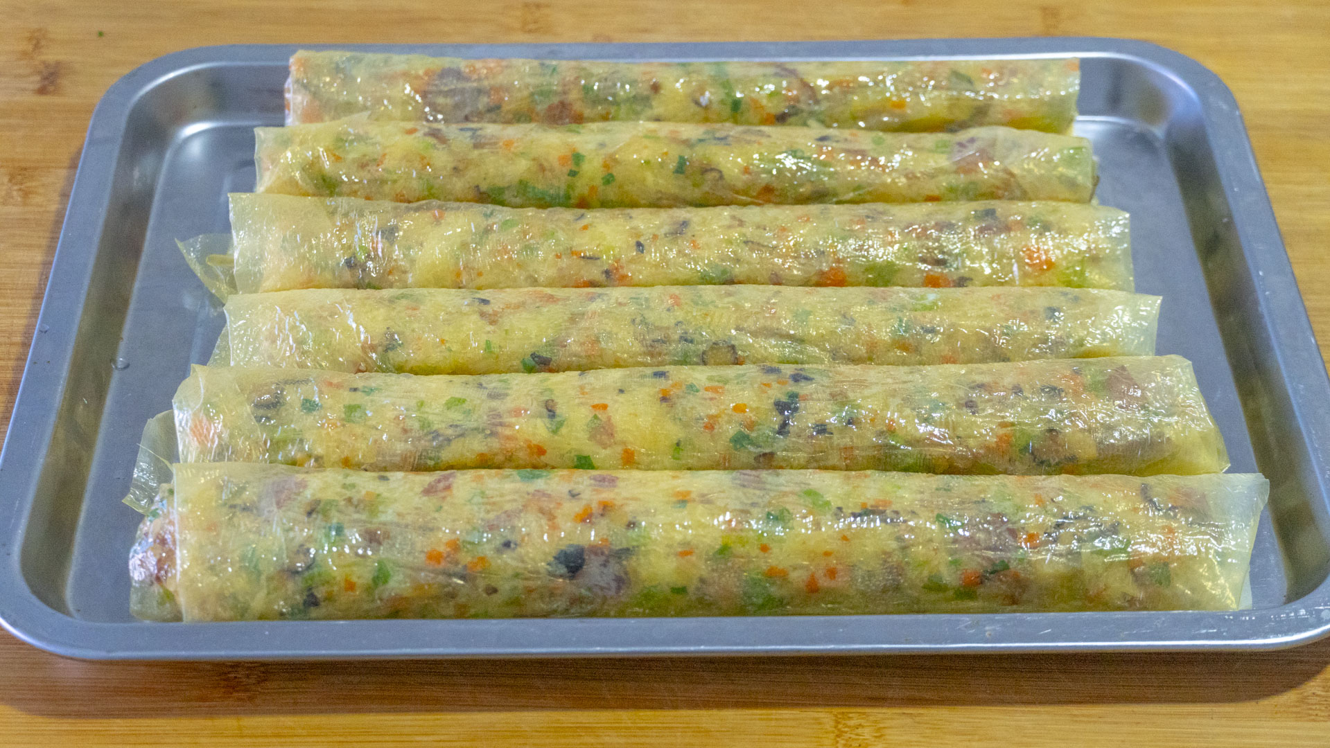 冬天早餐就要这样做，蒸一蒸，卷一卷，软糯又咸香，孩子抢着吃