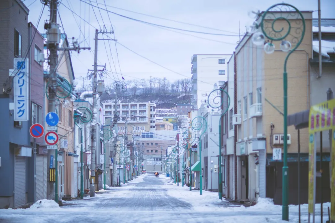 有一种浪漫，叫做北海道的鹅毛大雪