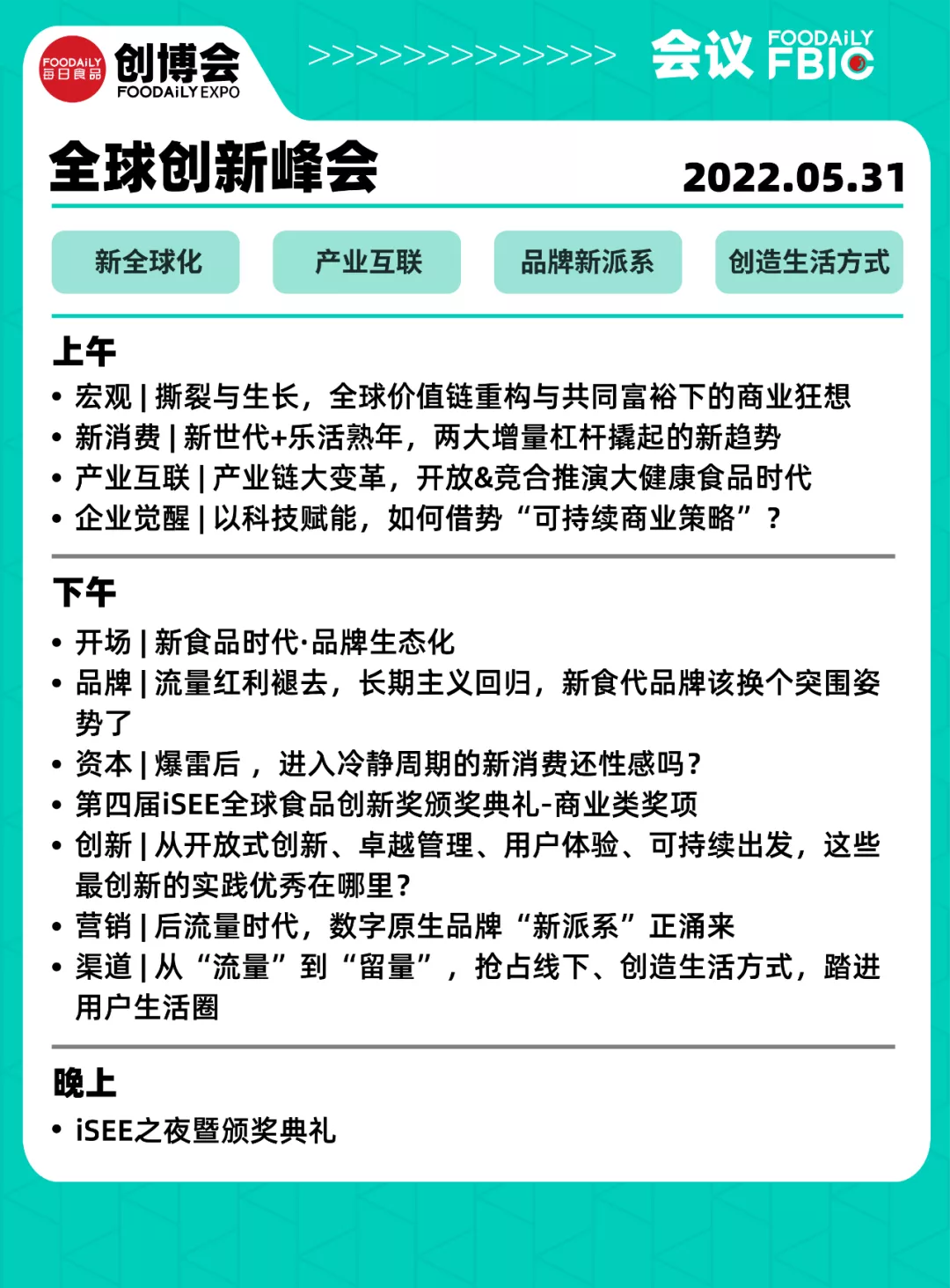 Foodaily创博会2022 | 与120+演讲嘉宾先进入新食品未来