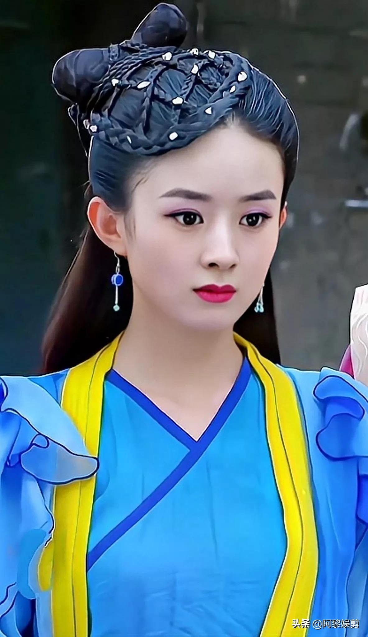 赵丽颖清纯可爱，太美了