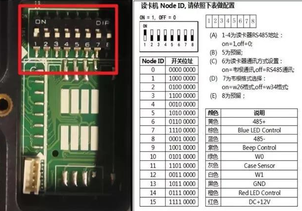 門禁系統(tǒng)的接線方式