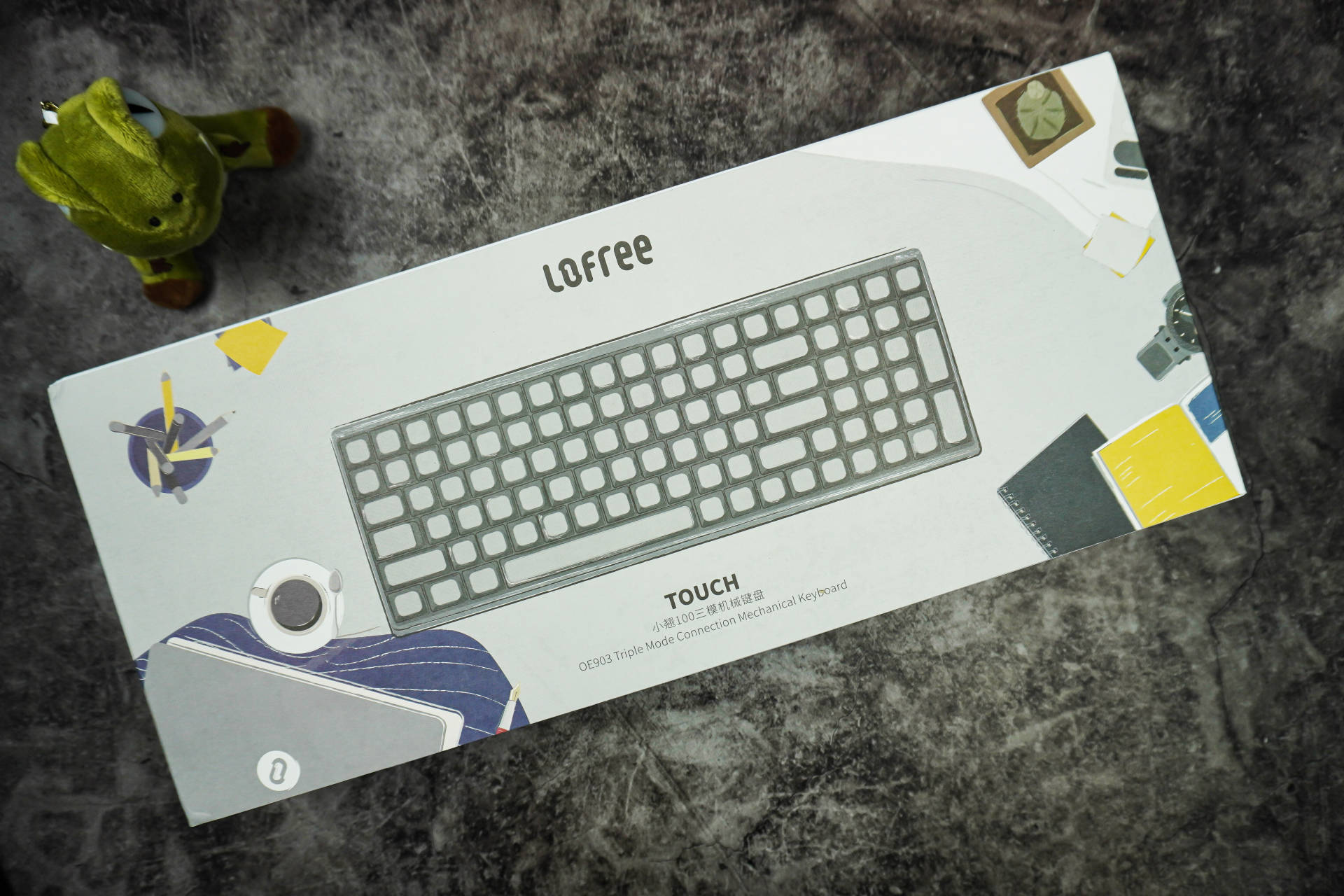 这次全面精彩！Lofree洛斐小翘百键“水泥灰”键盘深度体验