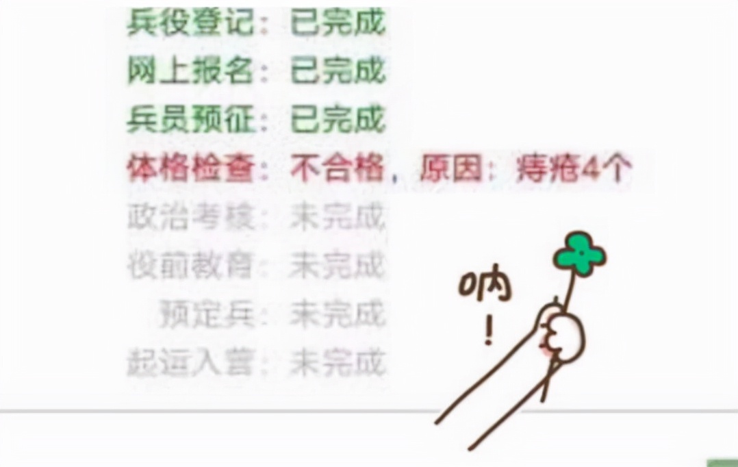 浙江一大学生春季征兵被刷，原因是体检不合格，来看看你有没有