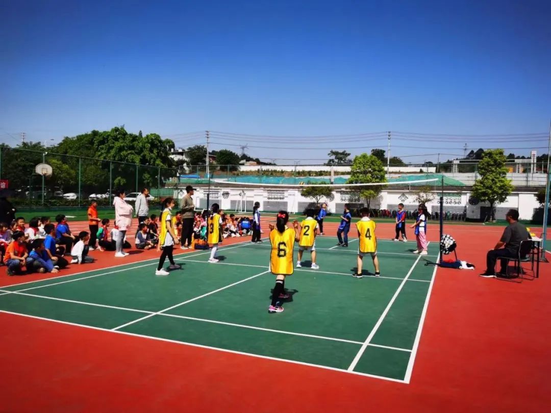 奋力拼搏展风采——天府新区煎茶小学校园排球赛拉开帷幕
