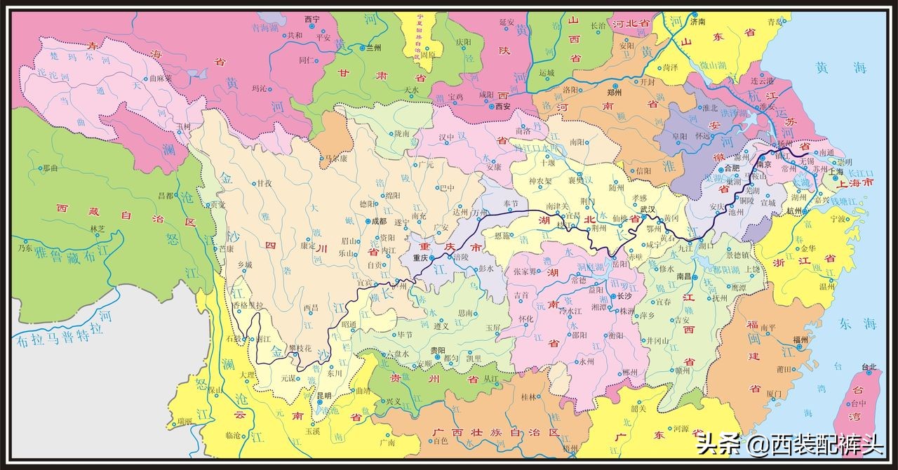 长江6487公里的流程中,具有基本航运能力的大约有2800多公里,这一段西