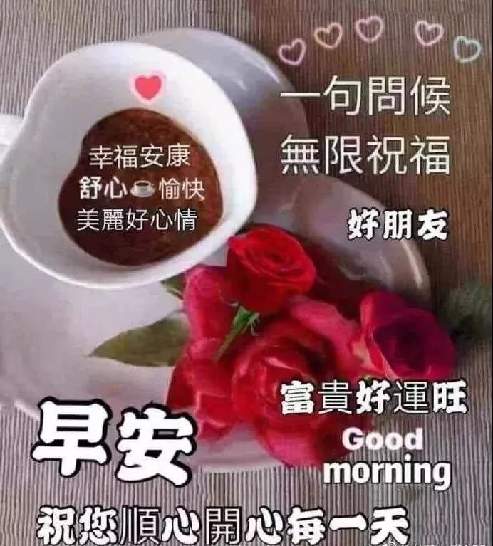感恩节清早问候大家早上好的早安祝福语图片，相遇最美、感谢有你图片