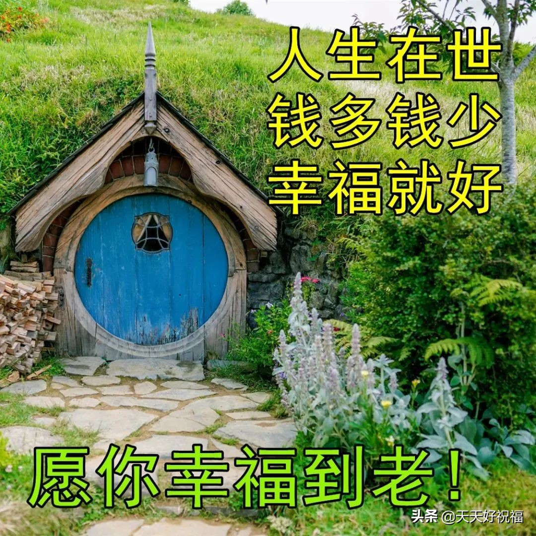 最美春日风景早上好图片带祝福语 朋友圈早安问候语图片带字温馨