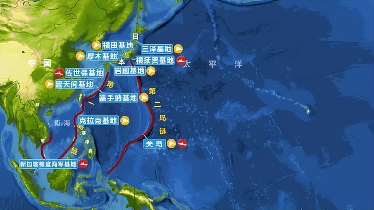 就是为“警告中国”！美军五大军种全部出动，在第二岛链实弹演习