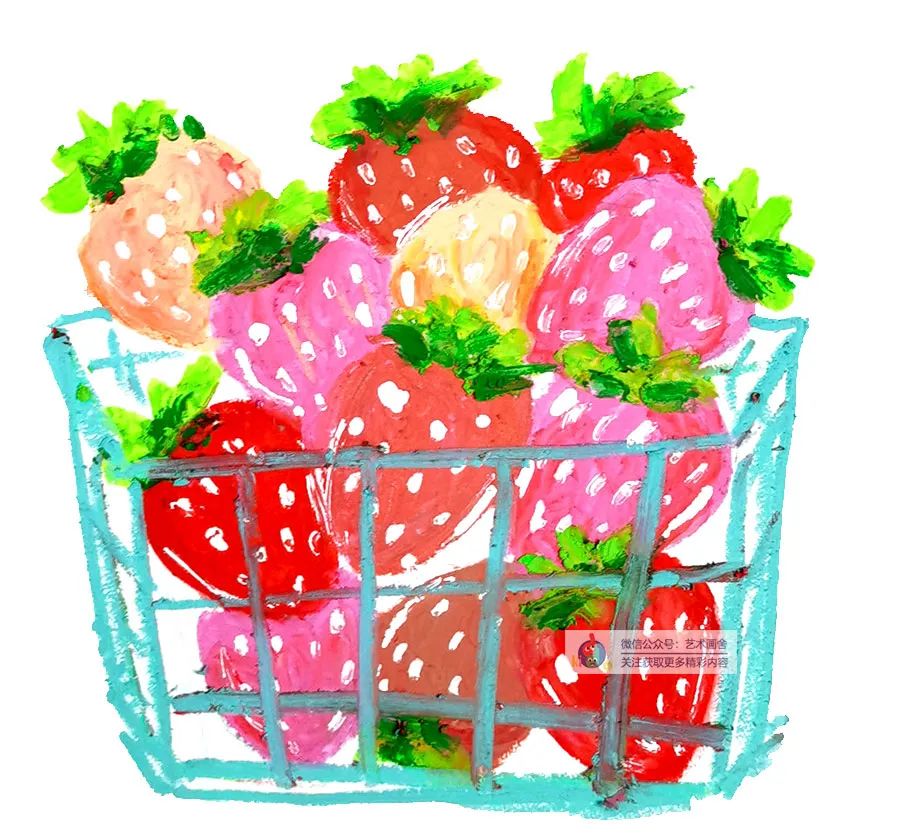 草莓画(草莓画作品)-我的快乐小窝