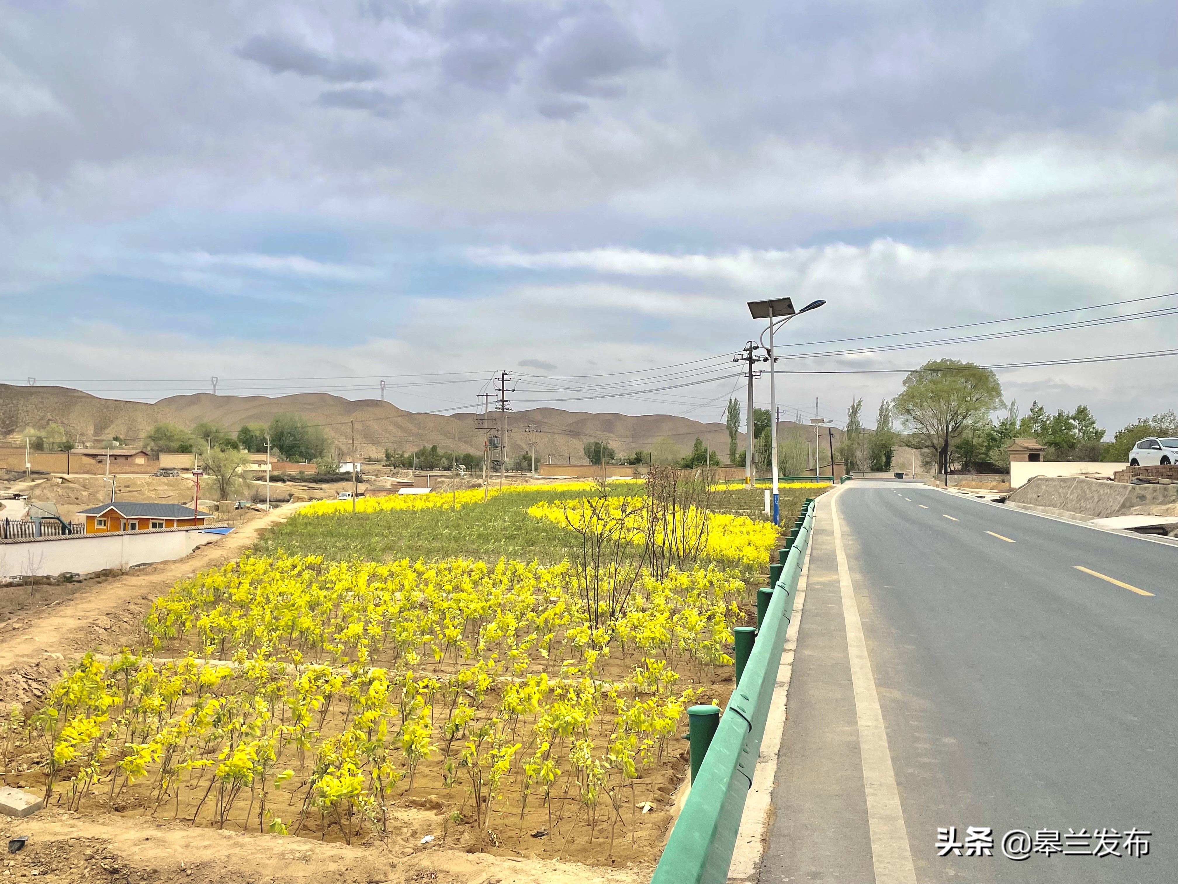 皋兰县黑石镇点线面齐发力提升乡村颜值