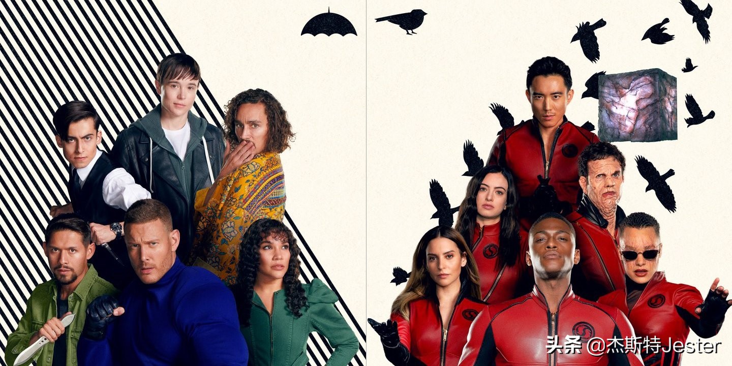 Netflix《雨伞学院》第三季看点！雨伞VS麻雀学院