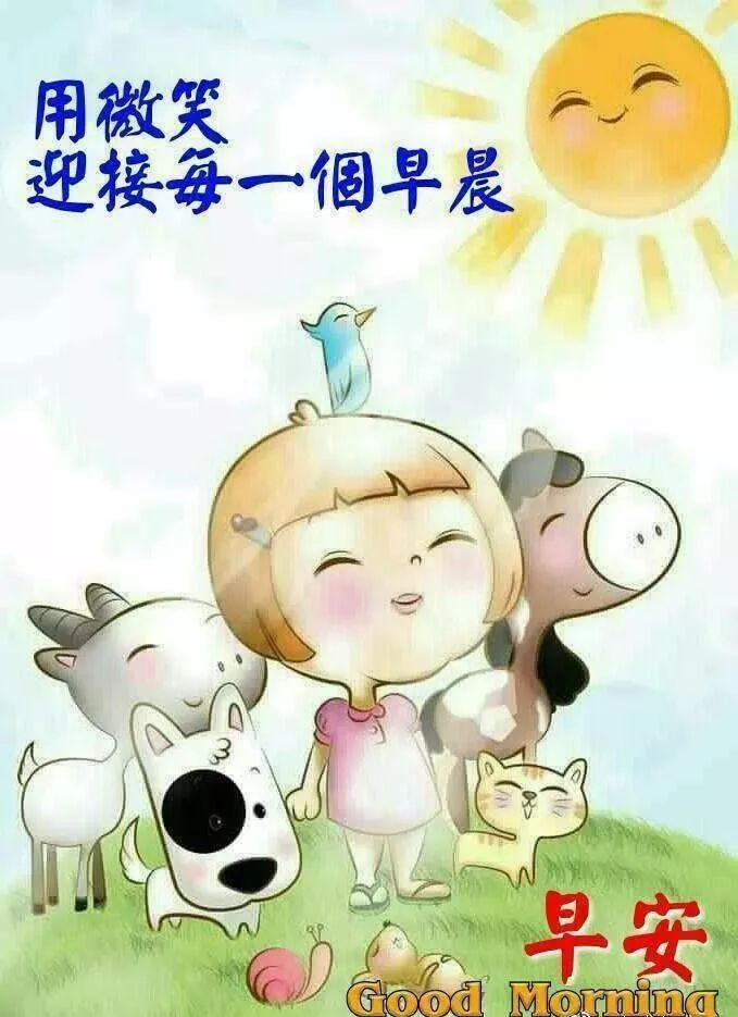 早上好微信问候语表情包图片 千好万好 平安健康最好图片