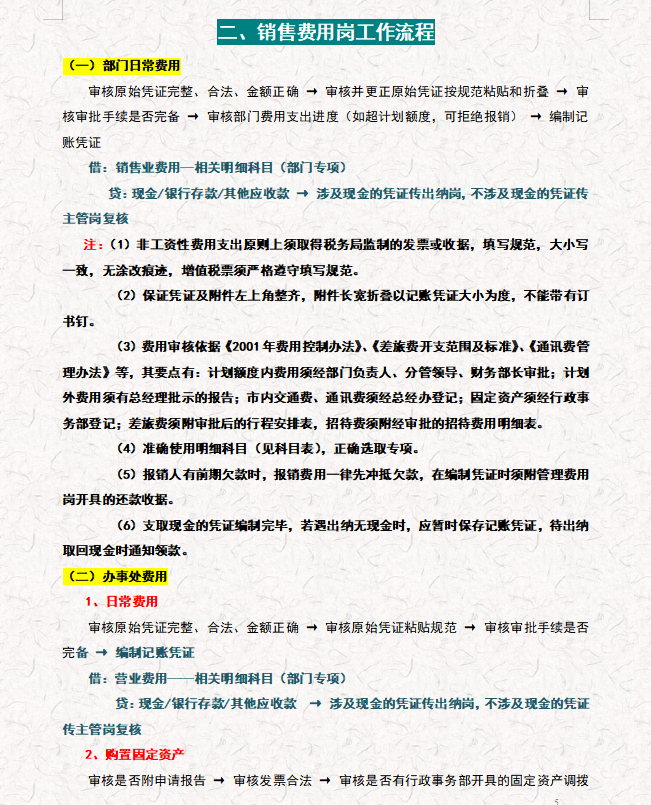 财务总监：这才是财务部门各岗位详细工作内容，连目录都干货满满