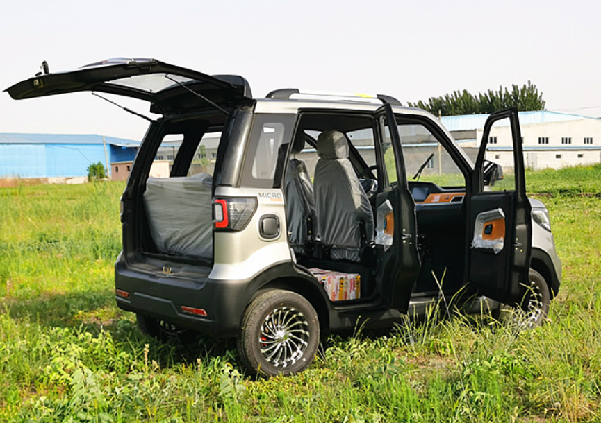 老头乐的大哥，挂着大奔车标的新能源老年代步车你见过吗？